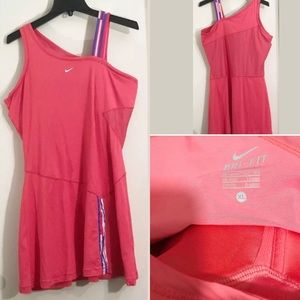 Nike DriFit XL pink golf tennis dress